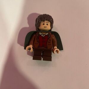 LEGO® Minifig lor003 - Frodo Baggins - Dark Bluish Gray Cape